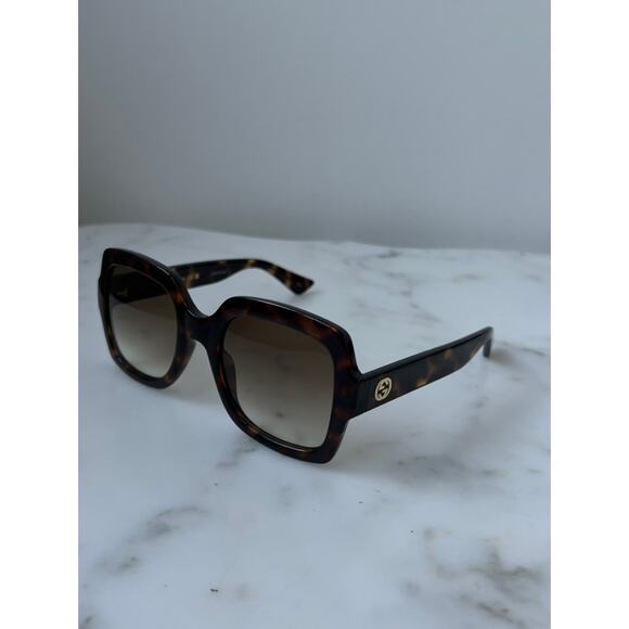 NEW GUCCI GG1337S Brown Havana Square Sunglasses main image 5